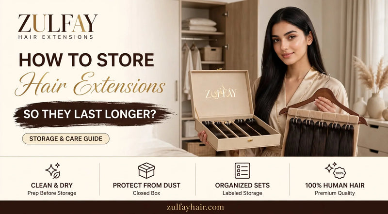 How to Store Hair Extensions So They Last Longer