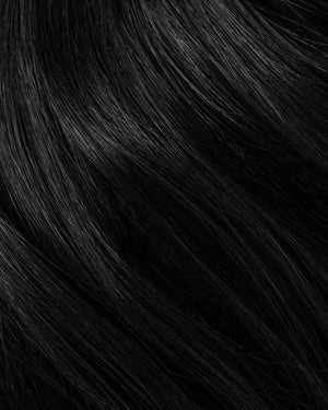 16" Classic Jet Black Clip-In Extensions (160g)