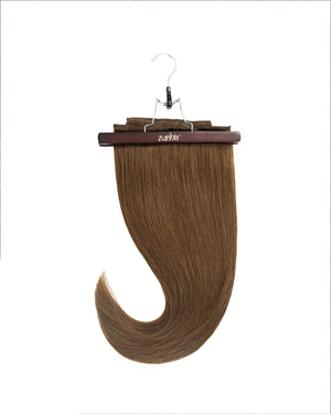 16" Classic Chestnut Brown Clip-In Extensions (160g)