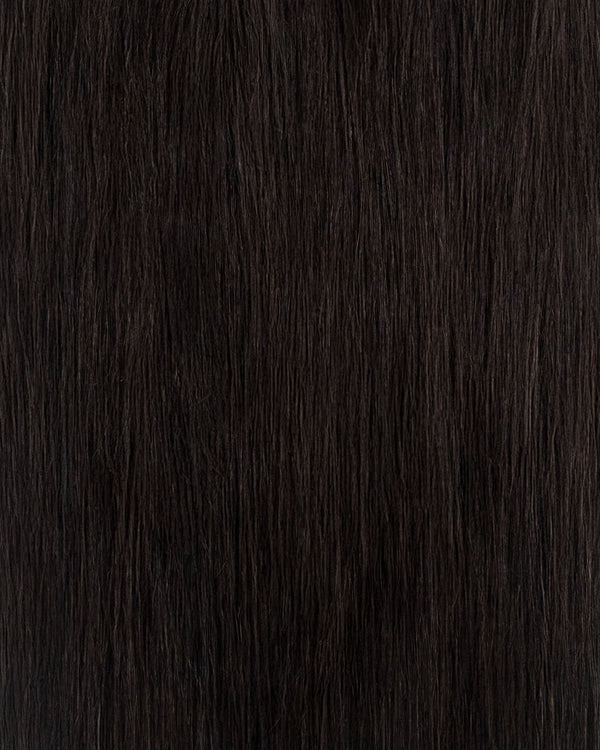 24" Classic Natural Black Clip-In Extensions (200g)