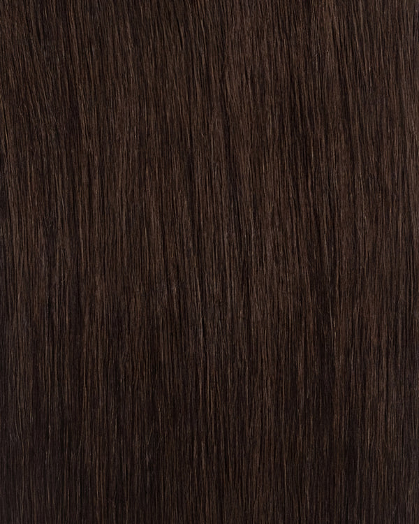 20" Classic Dark Brown Clip-In Extensions (180g)