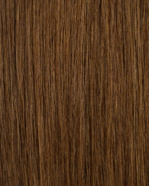 24" Classic Chestnut Brown Clip-In Extensions (200g)