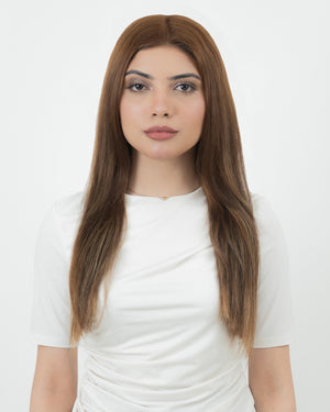 16" Classic Chestnut Brown Clip-In Extensions (160g)