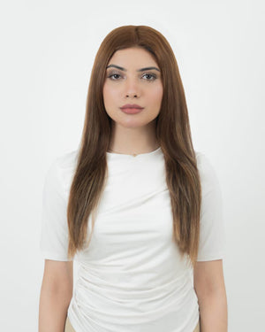 20" Classic Chestnut Brown Clip-In Extensions (180g)