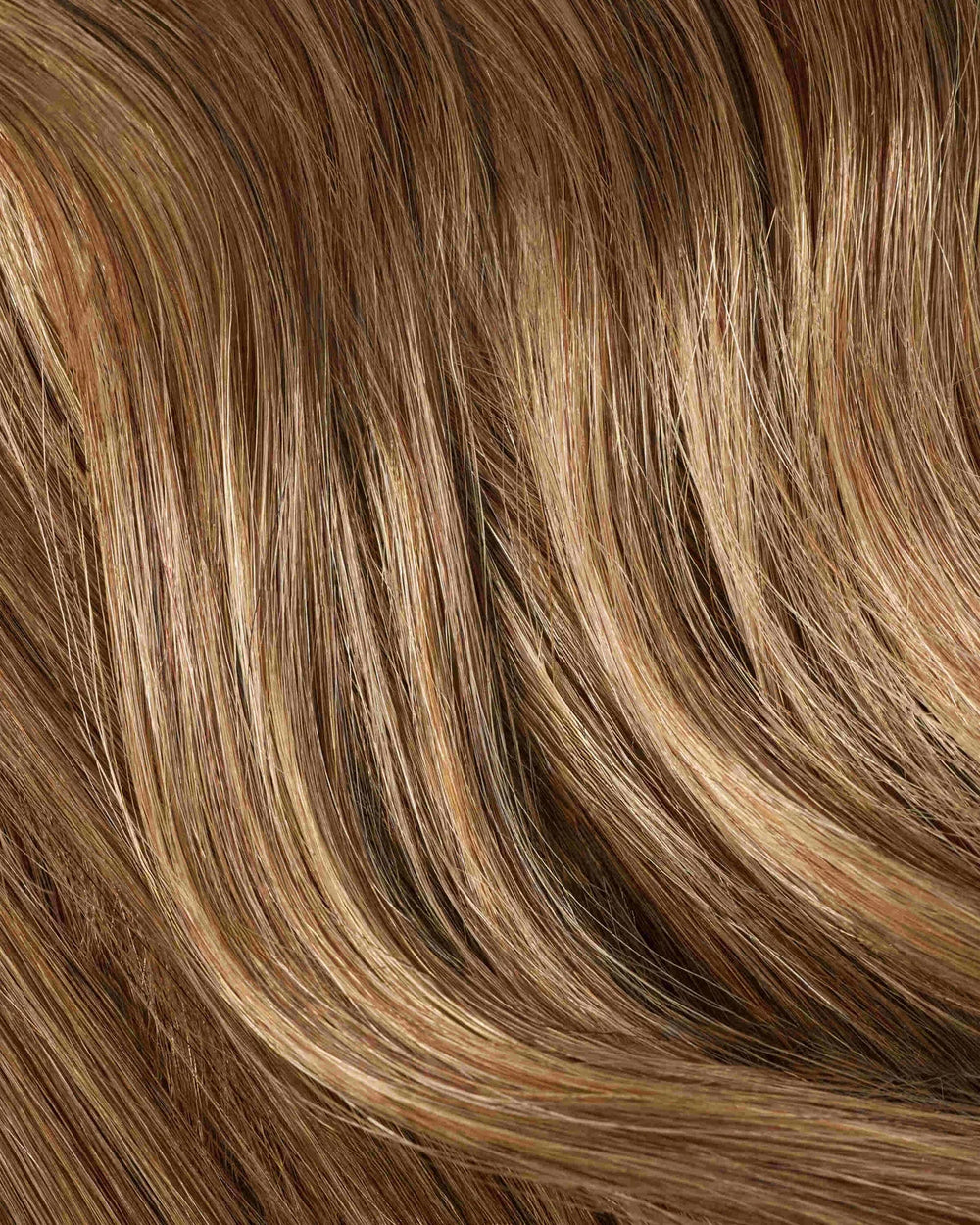 brown clip in hair extensions in ash brown shade adding volume and length