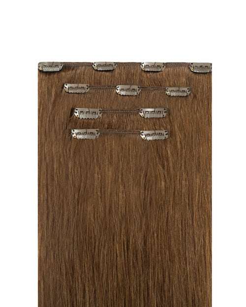 Classic Chestnut Brown Clip-In Extensions