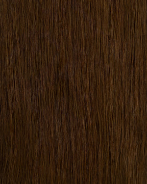 Classic Chocolate Brown Clip In Extensions - Natural Volume