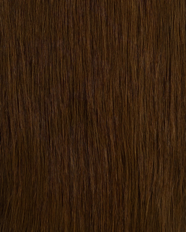 Classic Chocolate Brown Clip In Extensions - Natural Volume