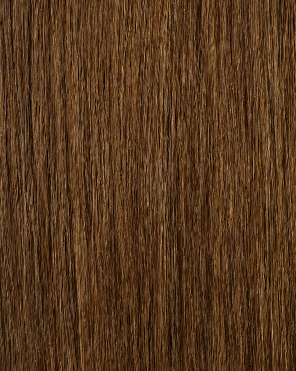 clip in chestnut brown hair extensions by zulfay hair, smooth and tangle-free