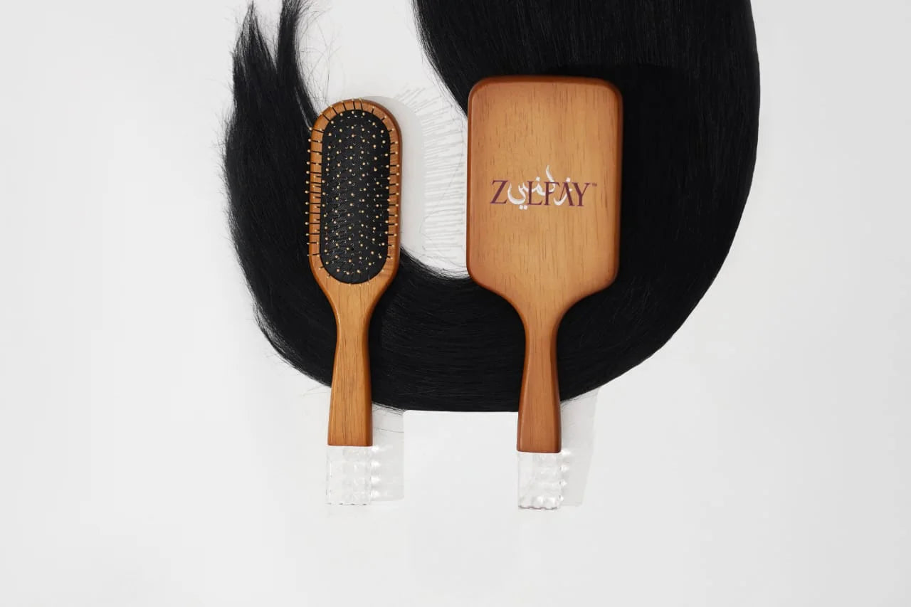Zulfay hair extensions styled for natural look and seamless blend for everyday wear