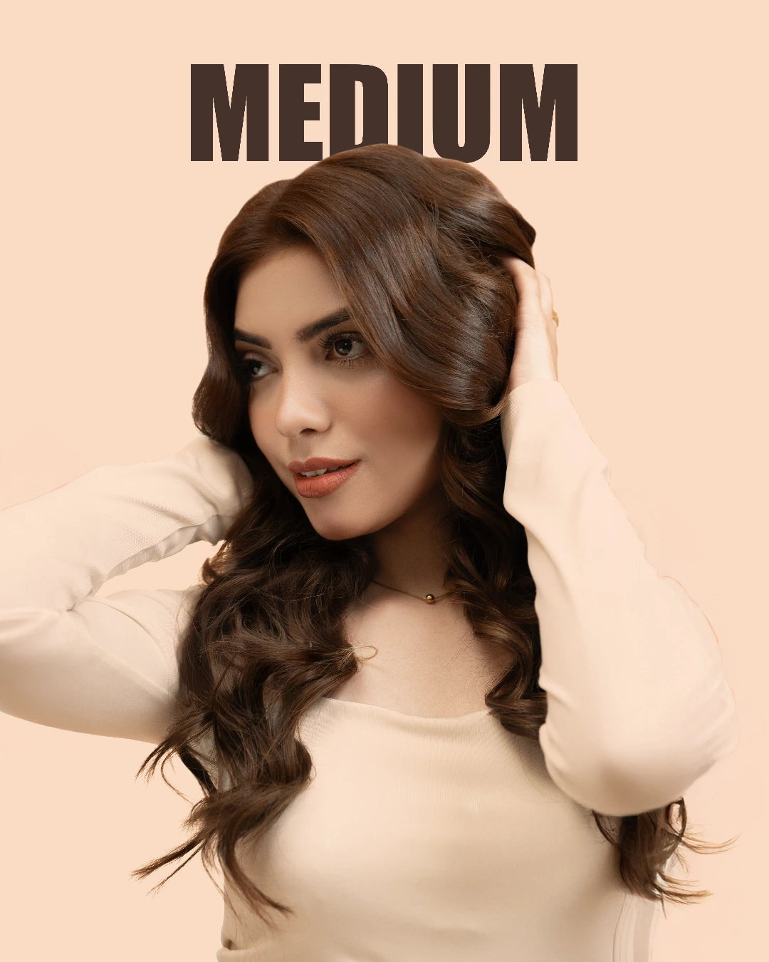 Zulfay Hair clip in extensions medium shades buy hair extensions online Pakistan human hair extensions
